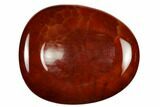 Polished Red Snakeskin Agate Worry Stones - Photo 2